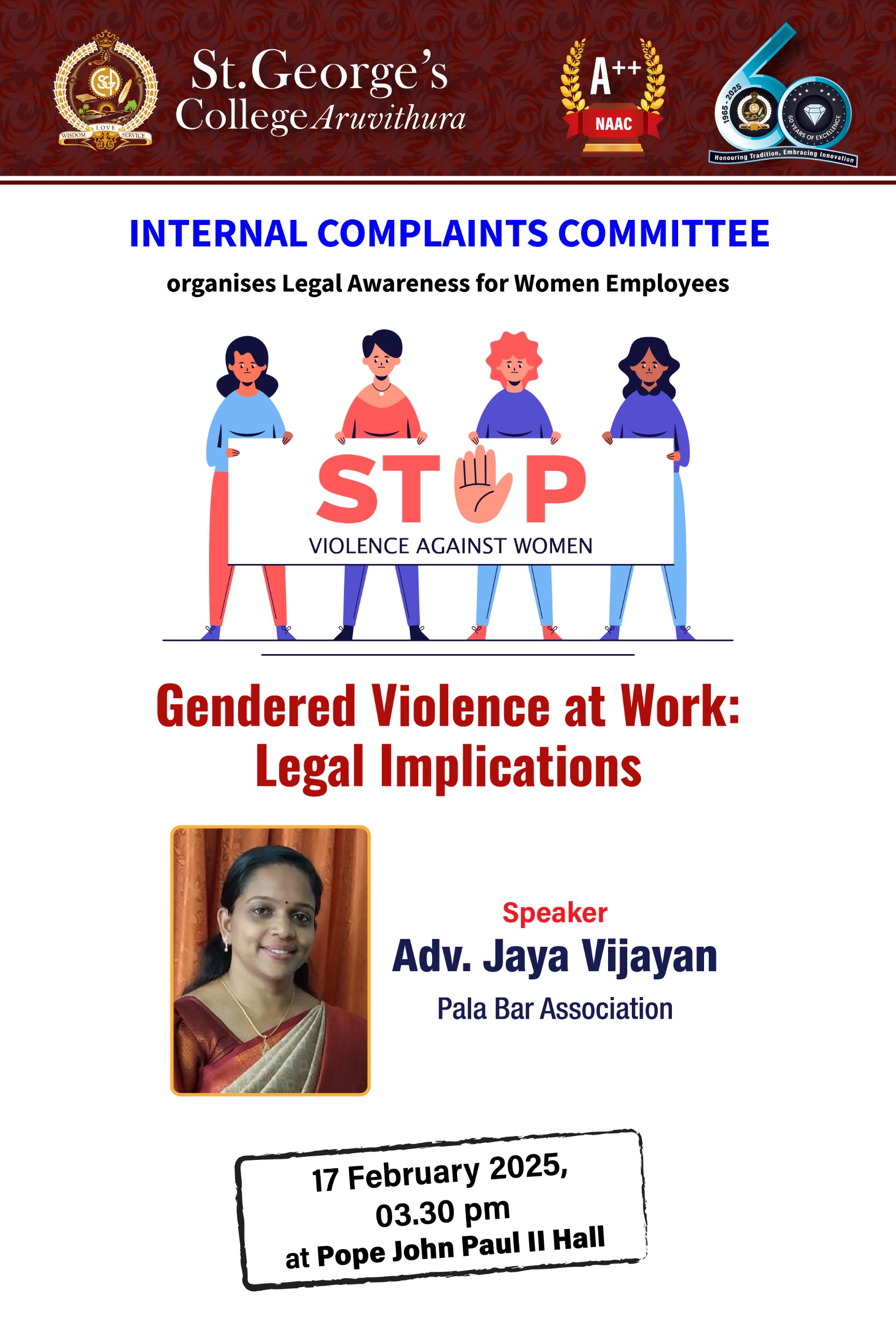 Gendered Violence at Work : Legal Implications (for women employees)